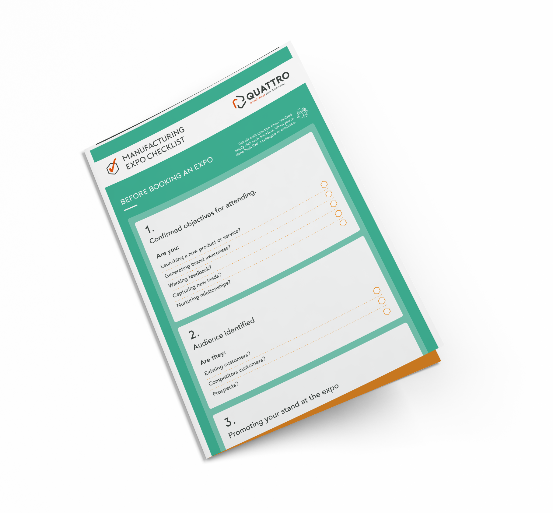 Manufacturing Checklist Front cover