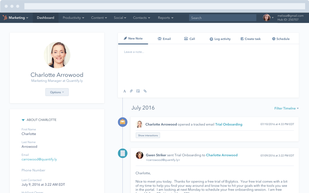 Hubspot crm image